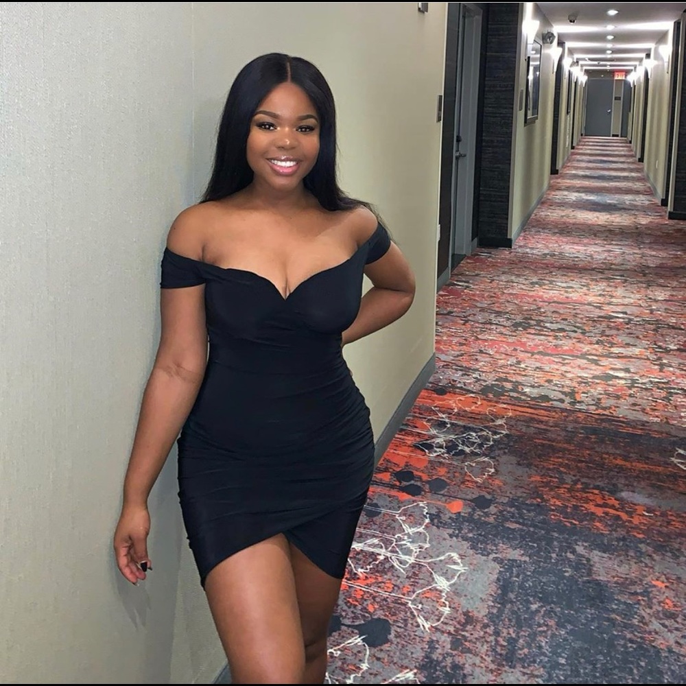Sexy black dress